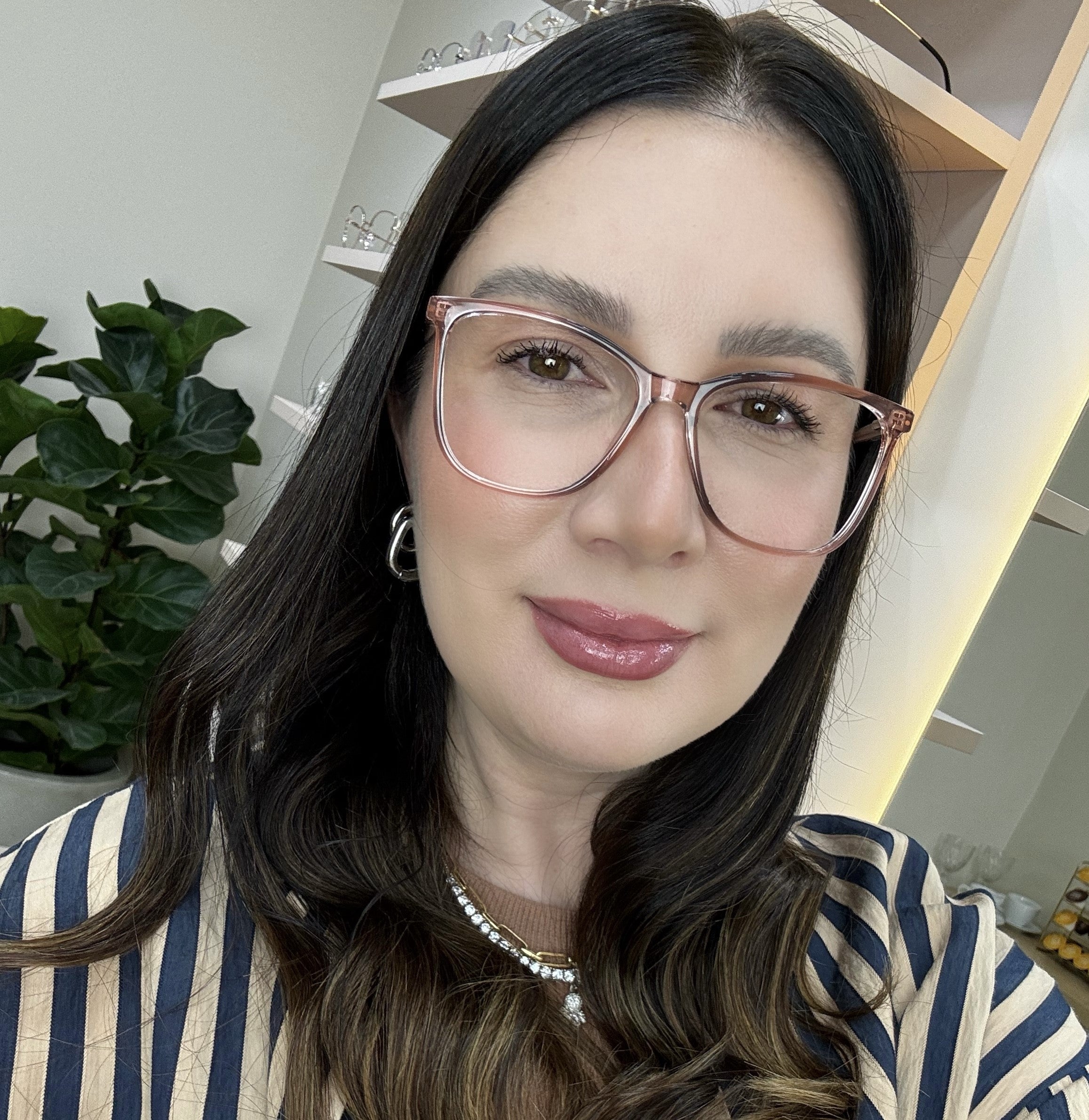 Óculos de Grau Kessy  241 Transparente Dourado